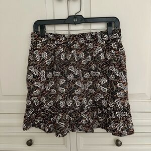 Rachel Zoe Bohemian 100% Linen Skirt with pockets